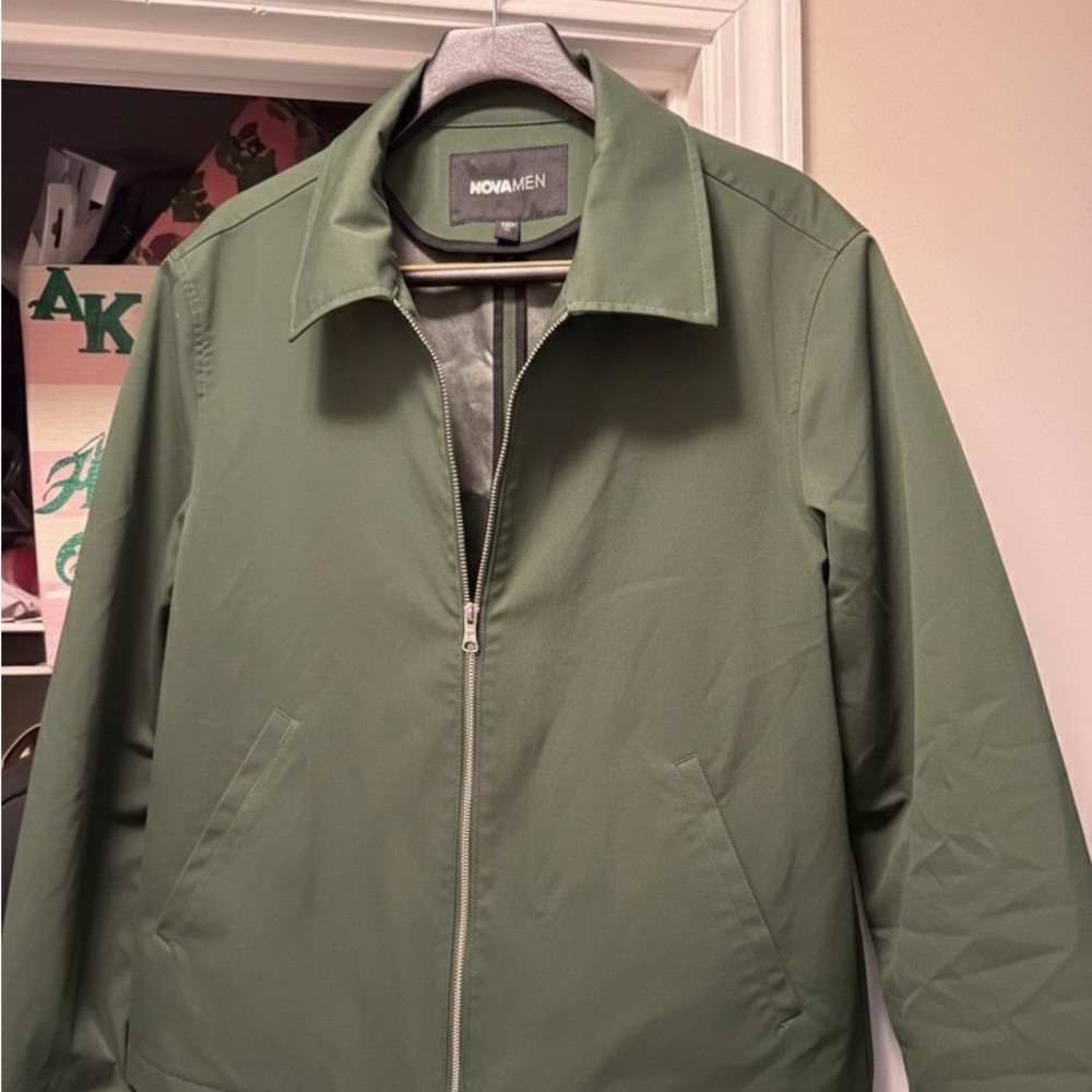 Fashion Nova Olive Green Lightweight Jacket